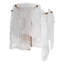 Wall Lamp Asinara Clear Textured Glass