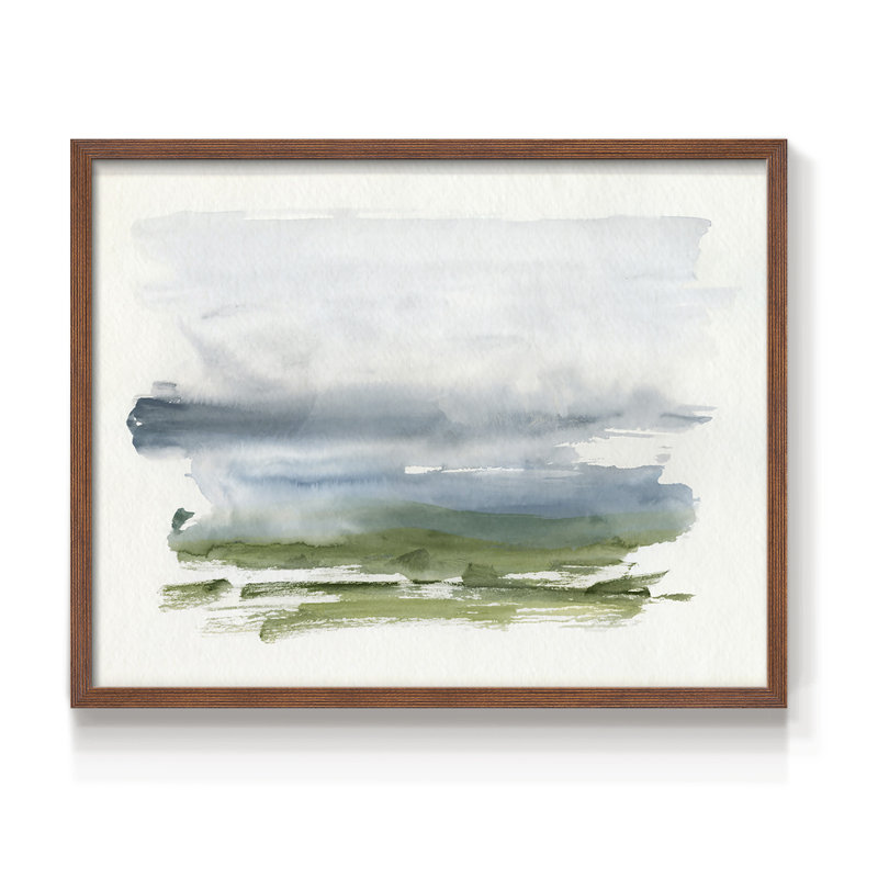 Coastline Splash III -Framed Print - Restickable