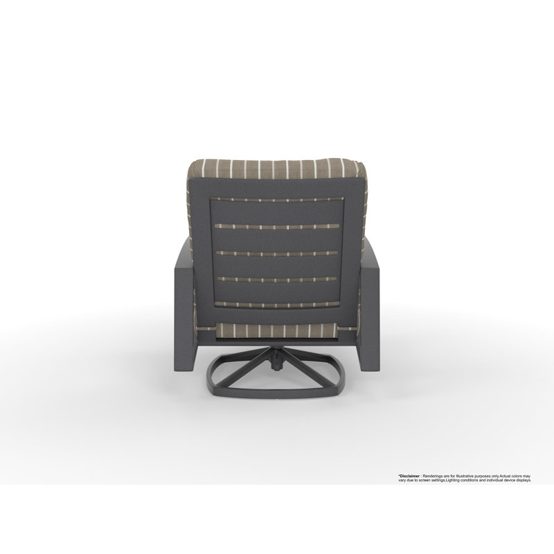 Arc Outdoor Lounge Chair, Trax Sequoia, Graphite