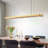 Burcker LED Wood Kitchen Island Pendant Light