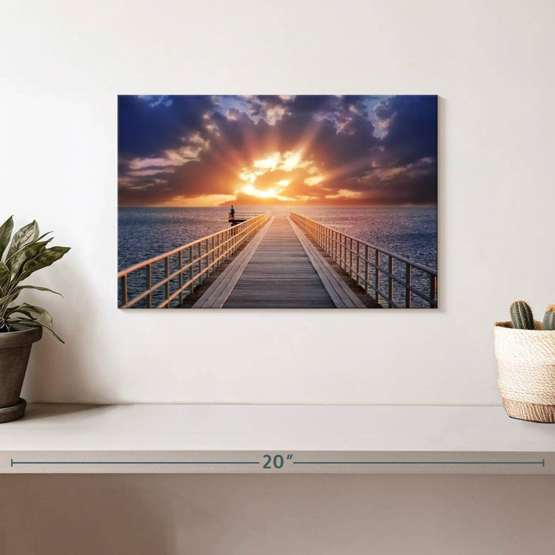Aletra Dock At Twilight, 8" H x 12" W