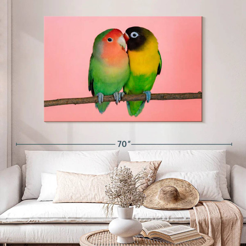 Hardie Smooching Lovebirds, H 34 po x l 51 po
