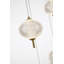 Lustre 15 lumières DEL en laiton satiné avec abat-jour PC-681598157-681598158-681598153