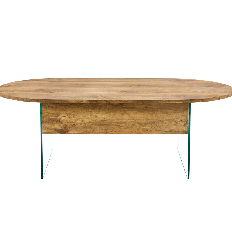 Coffee Table With Two Storage, Sticker Surface And Clear Tempered Glass Sides, Simple Elegant Appearance, Considerable Storage Functionality, Convenient Assembly Double Table, Coated Deck Transparent
