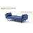  Shugar 81''Darisley Upholstered Reclining Sectional
