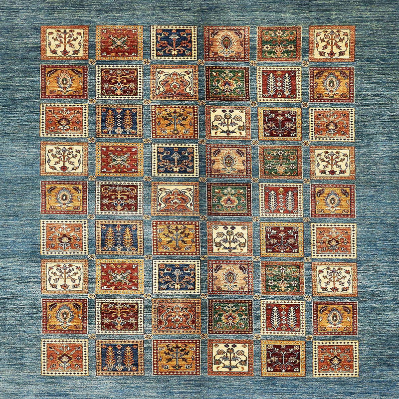 Abstract Indoor Rug, Square 3'