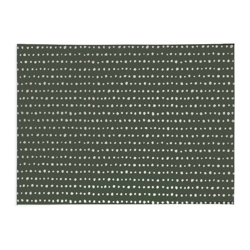 Paillasson Dot Row, Vert, L 60 po x L 84 po