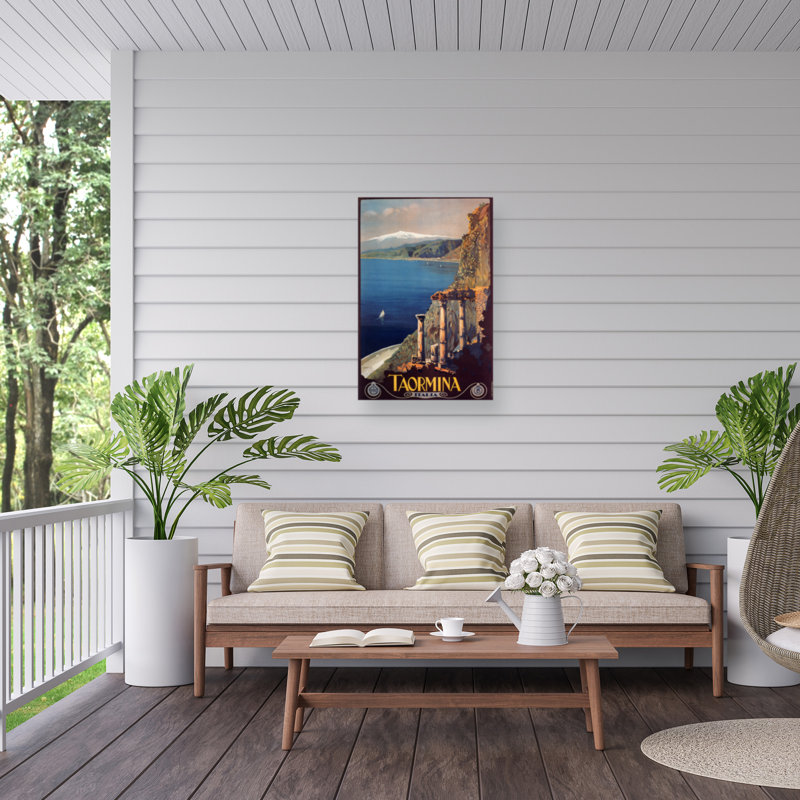 Affiche Marcus Jules Taormina, toile extérieure, H 12 po x l 19 po
