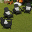  Chaise Adirondack pliante Cheryce en PEHD avec porte-gobelet-67149132