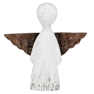 Angel With Rust Wings, Wood
