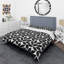 Ensemble de housse de couette monochrome Mid-Century-40702190