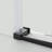 56-60"W X 76"H Frameless Shower Door, Sliding Shower Door, With Premium 5/16"(8Mm)Thick Tempered Glass Shower Enclosure ,Chrome Matte Black With Buffer-121957686