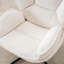 Fauteuil d'appoint pivotant rembourré et capitonné-969980317