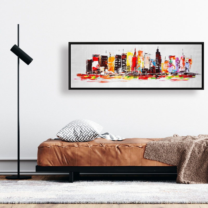 «City In Bright Colors» sur toile