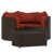 Brown Frame/Red Cushion is out of stock selected