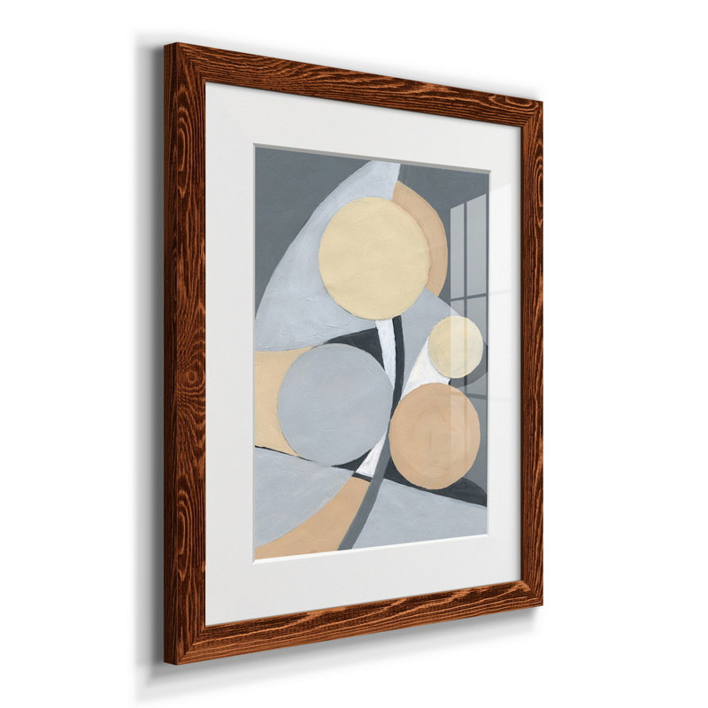 Like A Waterfall I - reproduction, H 24 po x l 18 po x P 1,5 po, Papier avec cadre érable, Blanc