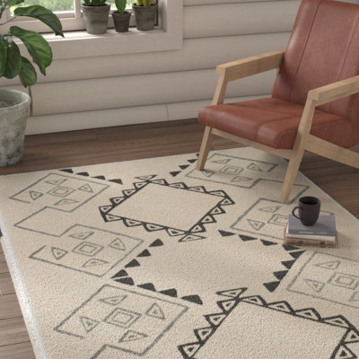 Powell Hand Tufted Performance Geometric Rug