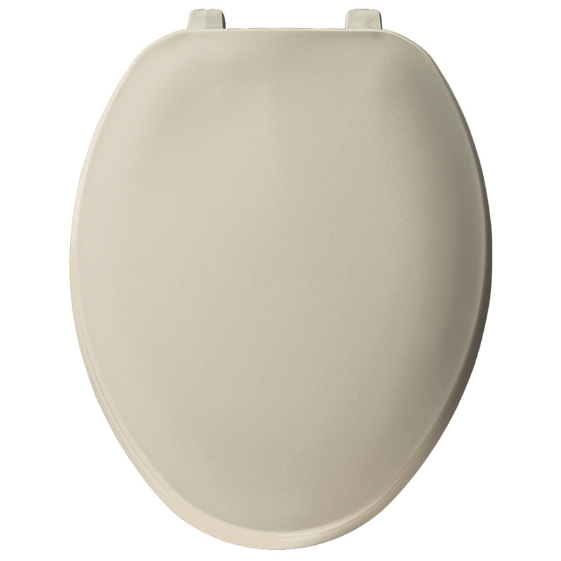 Elongated Toilet Seat and Lid, Silver
