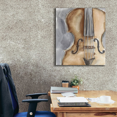 «Watercolor Instrument Study 4» par Ethan Harper, art mural sur toile