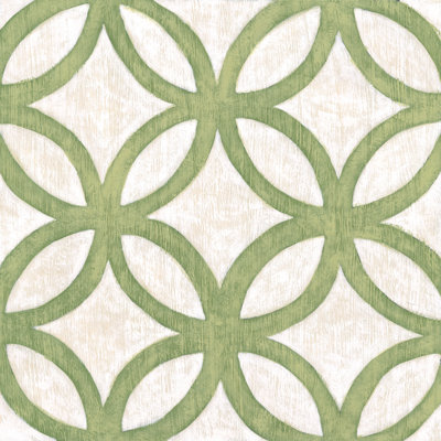 Garden Tile III by Chariklia Zarris - Wrapped Canvas Print