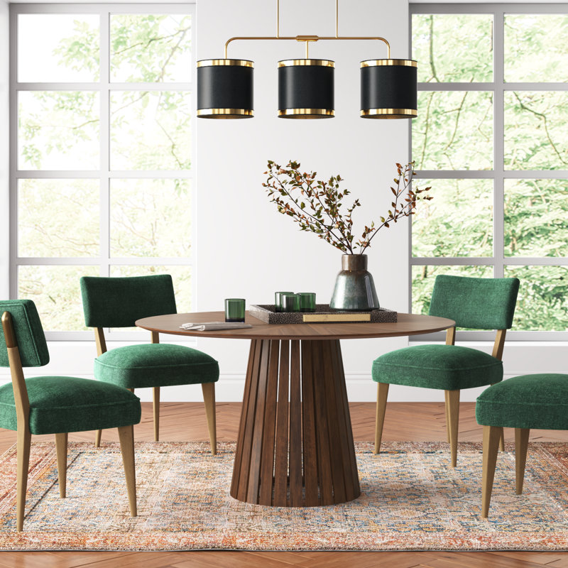 Greco Round Dining Table, Walnut