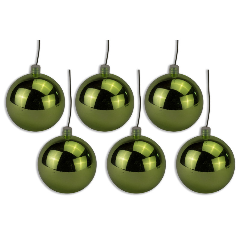 Ornement boule solide, Vert lime