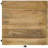 Natural Mango 1-Drawer Accent Table with Bottom Shelf