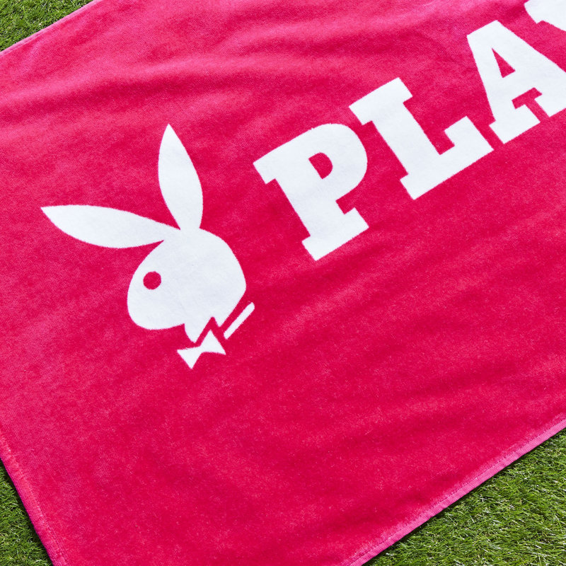 Iconic Bunny 100% Cotton 75x160cm Beach Towel Pink