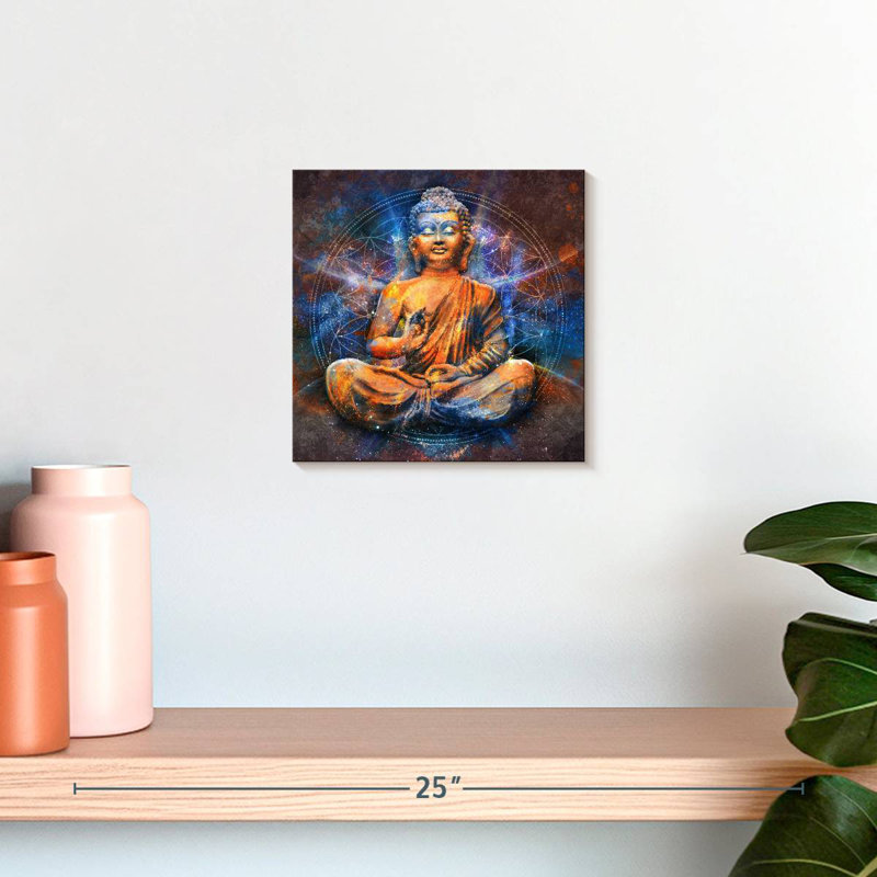 Javir Nirvana du Bouddha, H 10 po x l 10 po