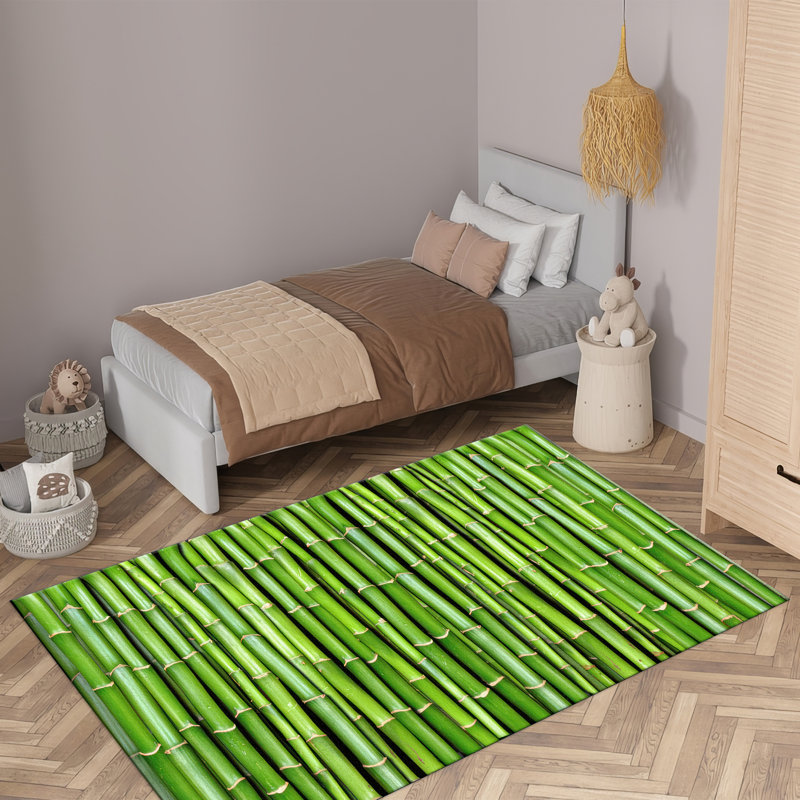 Exquisite Soft Pile Printed Rug with Intricate Floral Design Suitable for Enhancing Your Living Room or Bedroom Decor