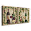 Vino Di Toscana - ensemble de 2 reproductions d'art sur toile tendue-591670838