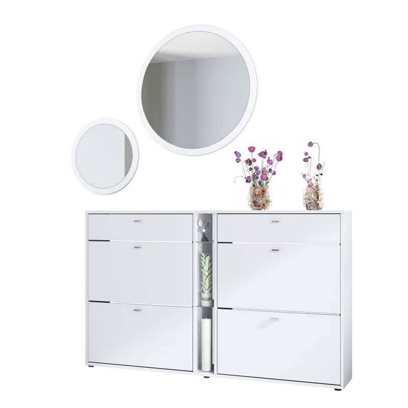 Rodrique Hall Tree 28cm Wide, Matt White