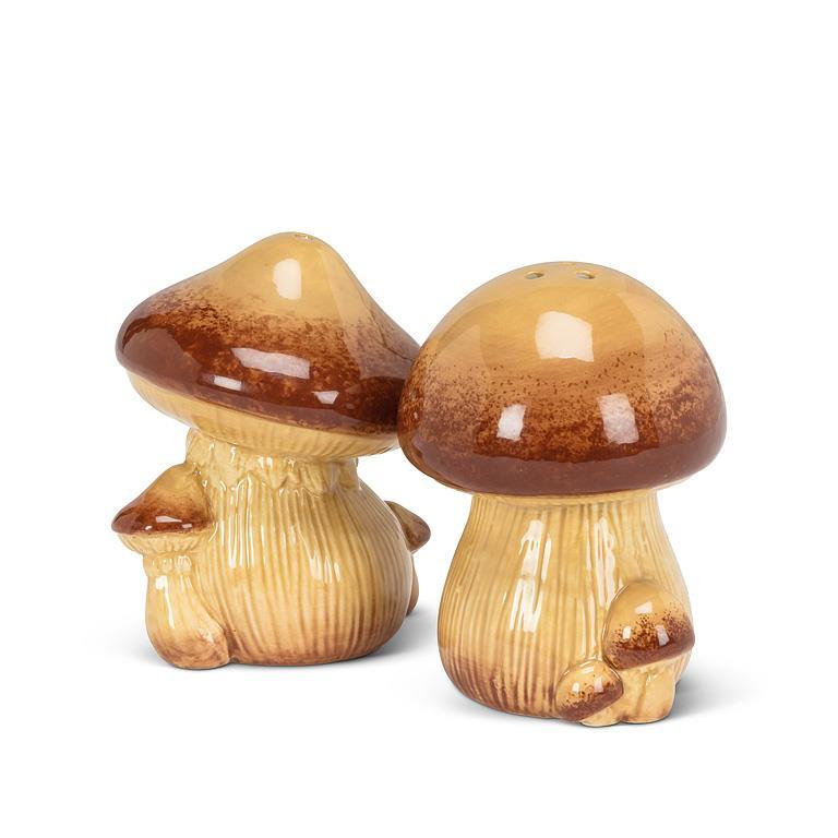 Champignons, sel et poivre