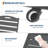 Outdoor Resin Chaise Lounge Chair, 5 Level Adjustable Patio Lounger with Cup Holder and Heavy Duty Support for Poolside Backyard-520229223