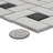 Gotham Spiral 11-3/4 In. X 11-3/4 In. Porcelain Mosaic Tile