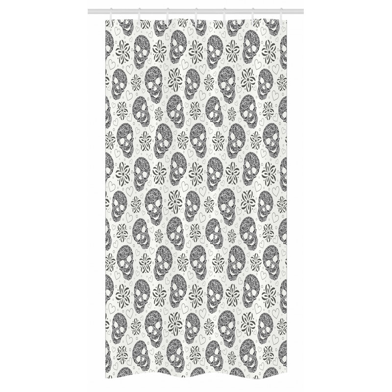 Shower Curtain with Hooks Included, 36" W x 72" L