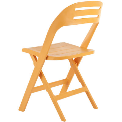 Chaise pliante en plastique Drevaughn
