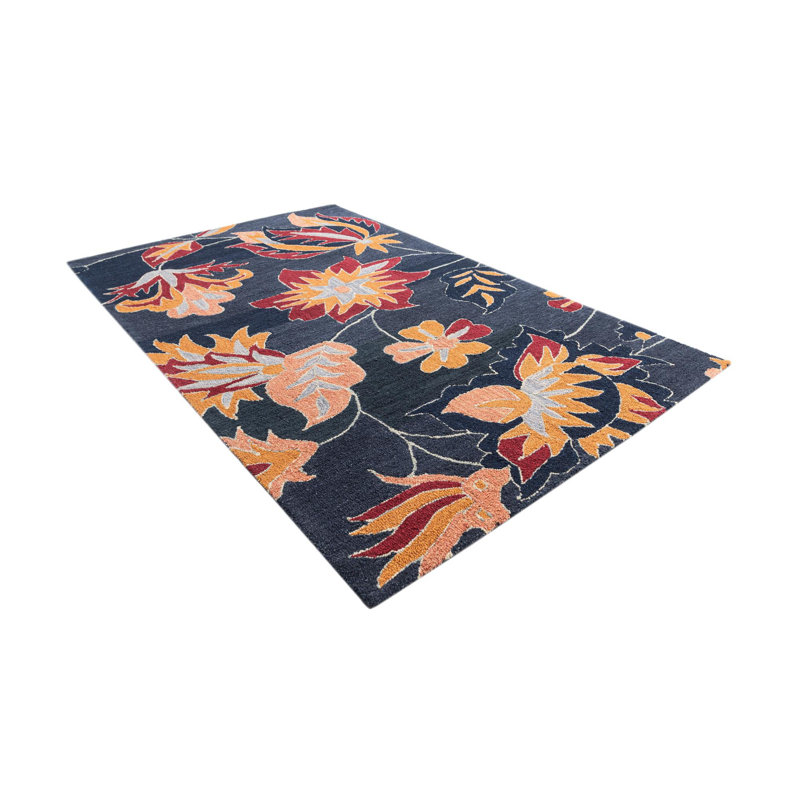 Tapis bleu marine Iverson