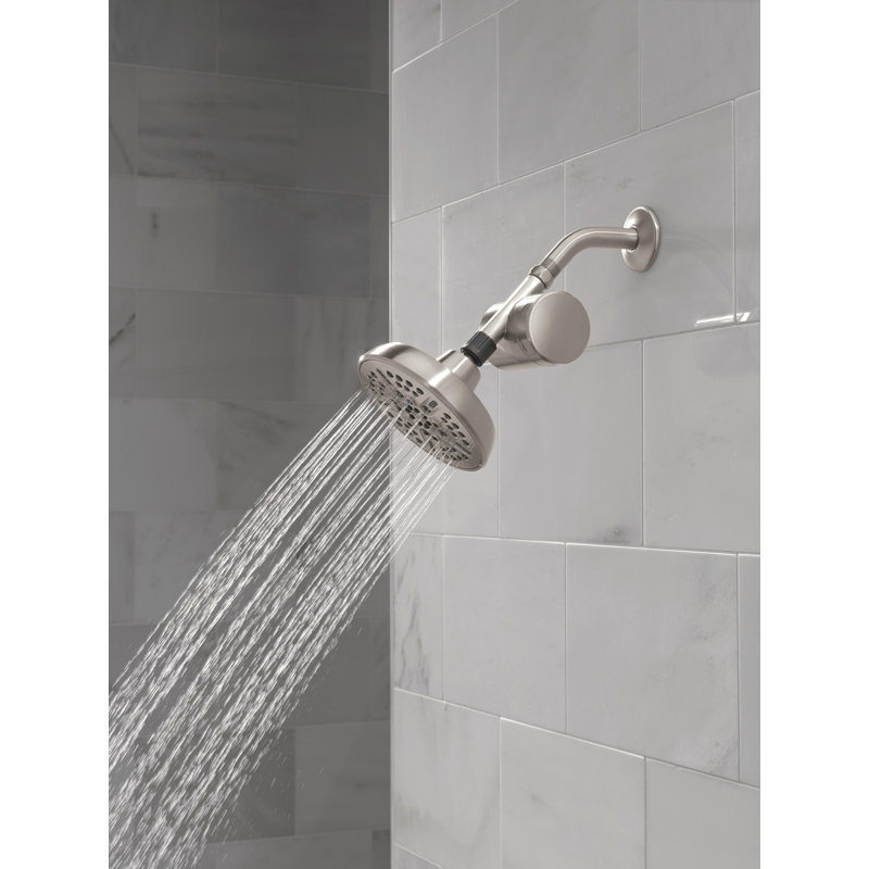 Filtre de douche standard avec filtre Clarifi, Nickel brossé Spotshield