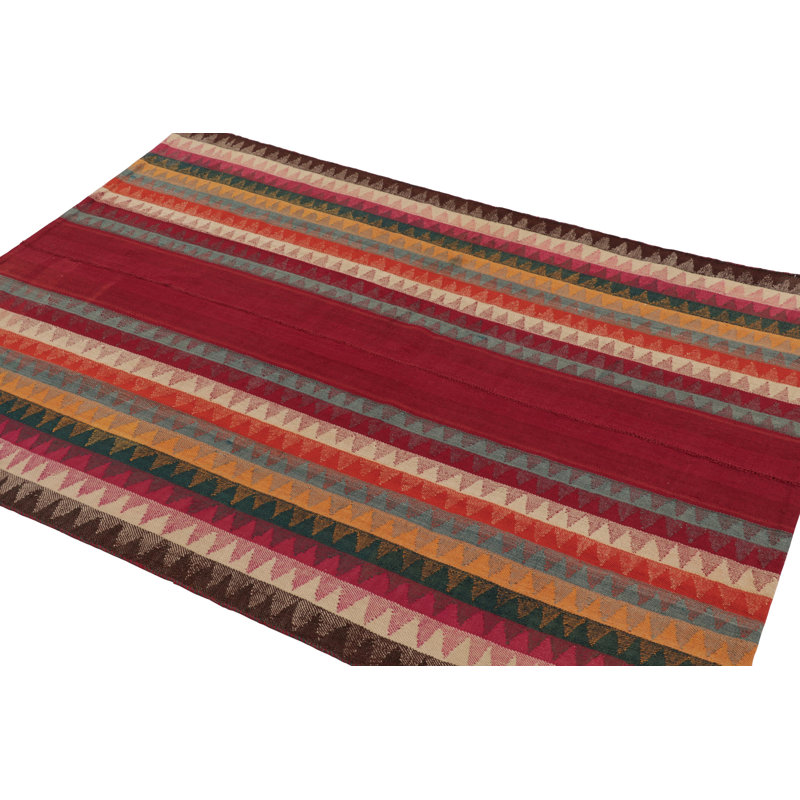 Kilim & Flat Weave One-of-a-Kind 4'10X6'5 Area Rug
