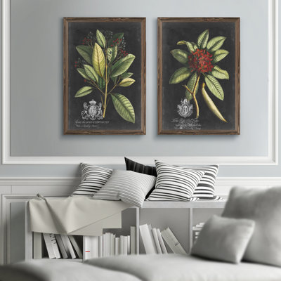 " Royal Foliage III " by Vincent Van Gogh 2 - Pieces