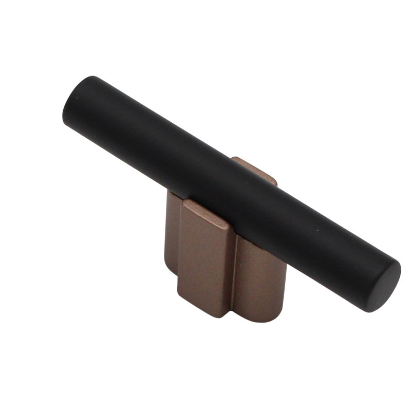 Visturo Bar Knob, Copper Bronze/Matte Black