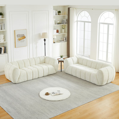 Canapé chenille en mousse pure, canapé nuage matelassé moderne, canapé chenille en mousse pure à assise profonde, canapé moderne confortable, convient aux salons, aux chambres et aux appartements, canapés à compression