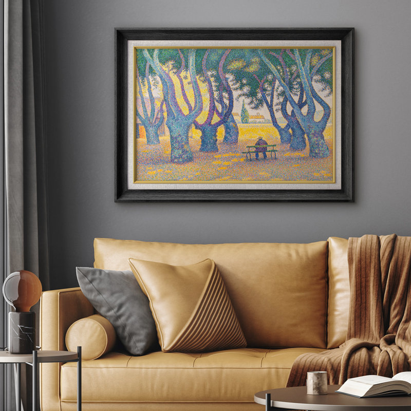 Port avec pont, dessin de paysage marin, photos de salon côtier, impression sur toile encadrée sur toile., H 26 po x l 36 po