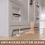 Ensemble de meuble-lavabo autoportant avec meuble-lavabo autoportant en bois massif Adelynna-337673995