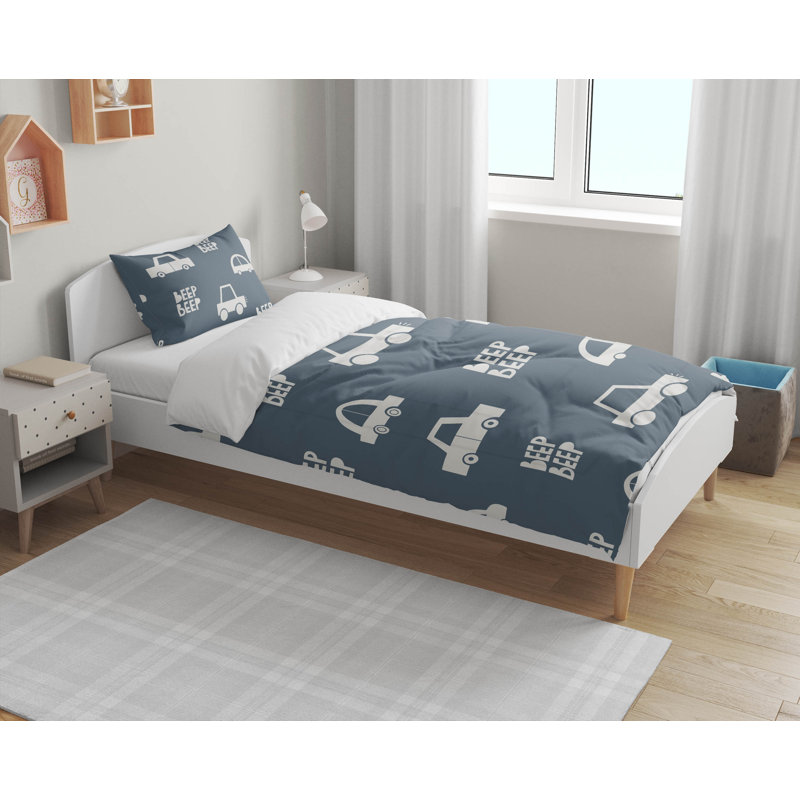 Beep Comforter Set, Blue