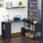 360° Rotating L-Shaped Corner Computer Desk With 3-Tier Storage Shelves, Modern Home Office Workstation, Space-Saving Design