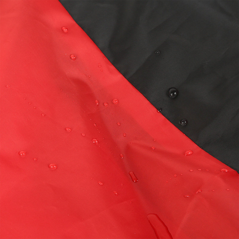 Housse pour boucle de moto par TCMT, H 43,31 po x l 37,4 po x P 86,61 po, Noir / rouge