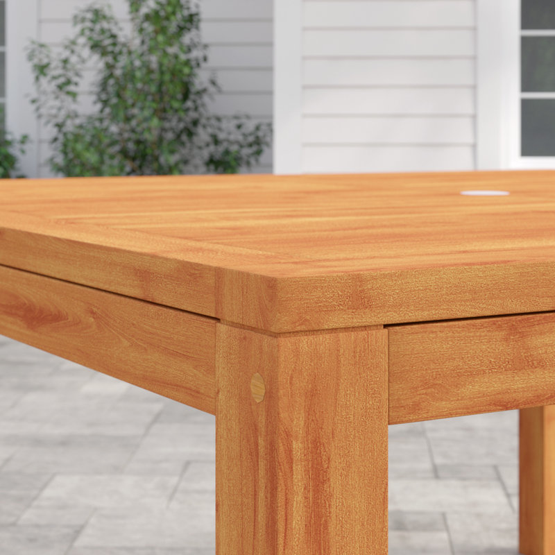 Averyann Square Teak Outdoor Dining Table