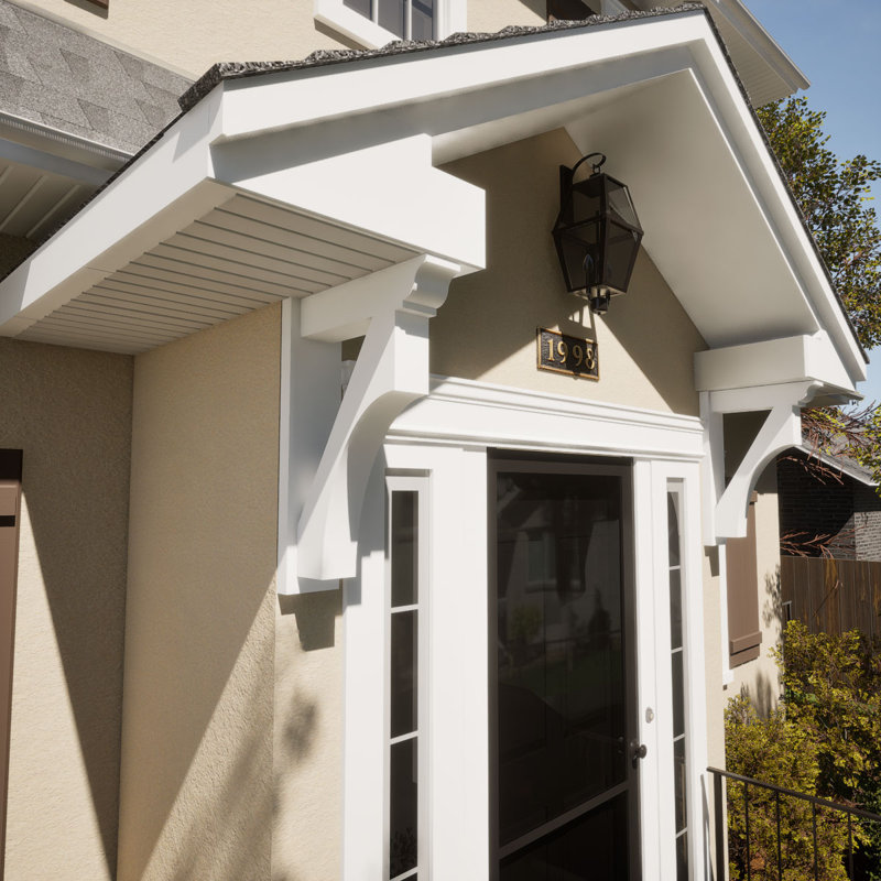 Persienne en bois Westlake, P 16 po x H 20 po, Cèdre rouge occidental l 7 1/2 po (lisse)